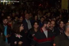 Una imagen de la multitudinaria manifestación de esta tarde de viernes. /SN