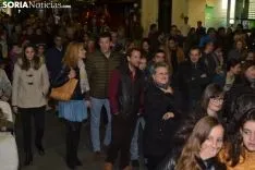 Una imagen de la multitudinaria manifestación de esta tarde de viernes. /SN