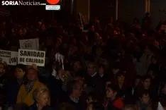 Una imagen de la multitudinaria manifestación de esta tarde de viernes. /SN