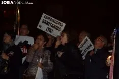 Una imagen de la multitudinaria manifestación de esta tarde de viernes. /SN