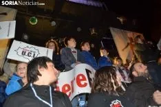 Una imagen de la multitudinaria manifestación de esta tarde de viernes. /SN