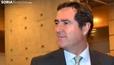 Antonio Garamendi, este viernes en la capital soriana. /SN