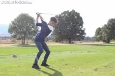 Fernando Zorzo, en el campo de golf de Pedrajas. 