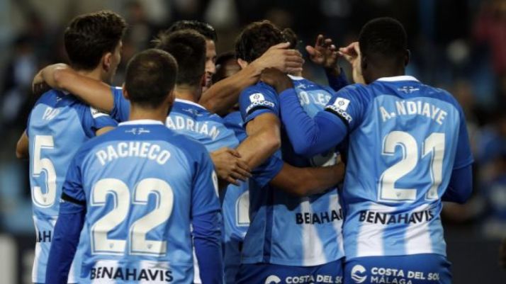 El 1-0 del Málaga en La Rosaleda ante el Numancia. LaLiga