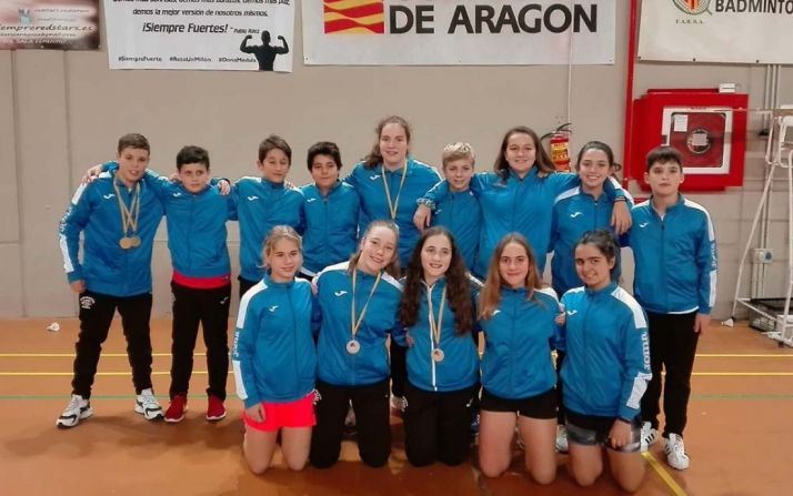 La expedición soriana en la localidad aragonesa. /CBS-CS24