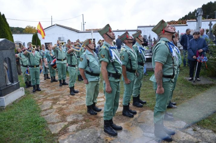 Legionarios homenajean a Yagüe en San Leonardo