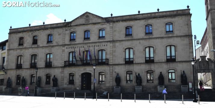 Imagen del Palacio Provincial, sede de la Diputación de Soria. /SN