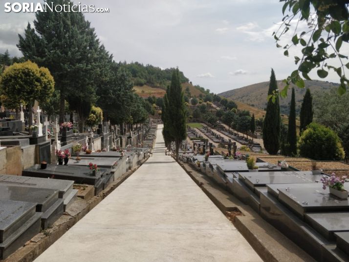 Una imágen de archivo del cementerio de Soria. SN
