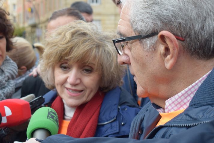 María Luisa Carcedo y Fernando Ligero.