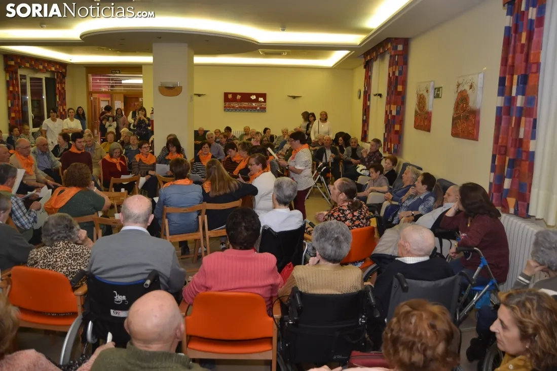 Una imagen del ambiente de la residencia esta tarde de viernes. /SN