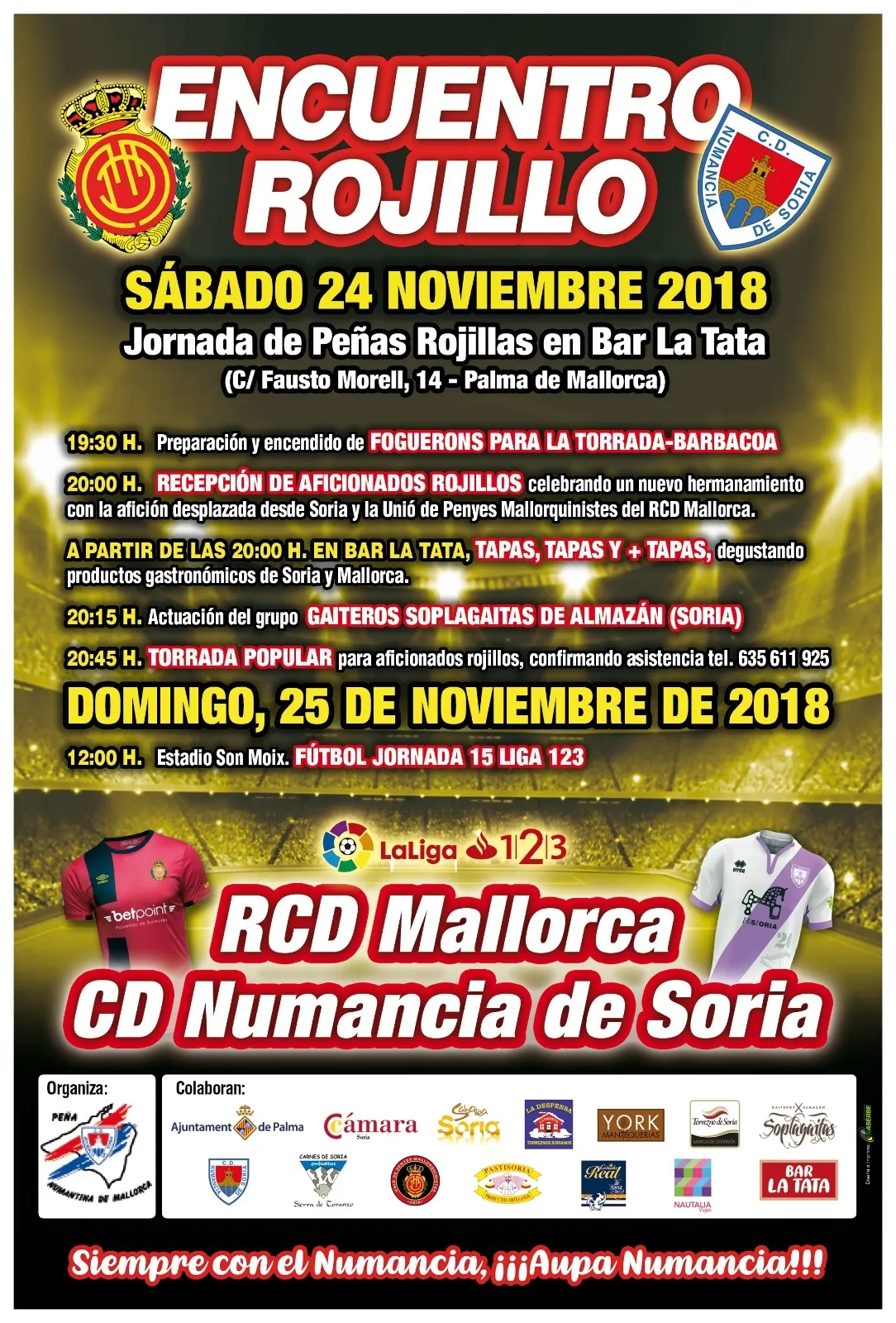 Foto 2 - Mallorca estar&aacute; este s&aacute;bado mucho m&aacute;s cerca de Soria gracias al f&uacute;tbol