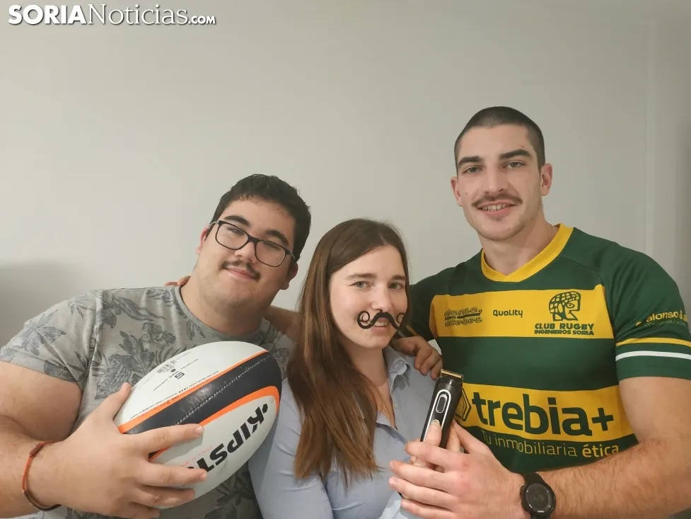 El Ingenieros de Rugby es el embajador en Soria del movimiento Movember, que pretende concienciar sobre las enfermedades masculinas y recaudar fondos.