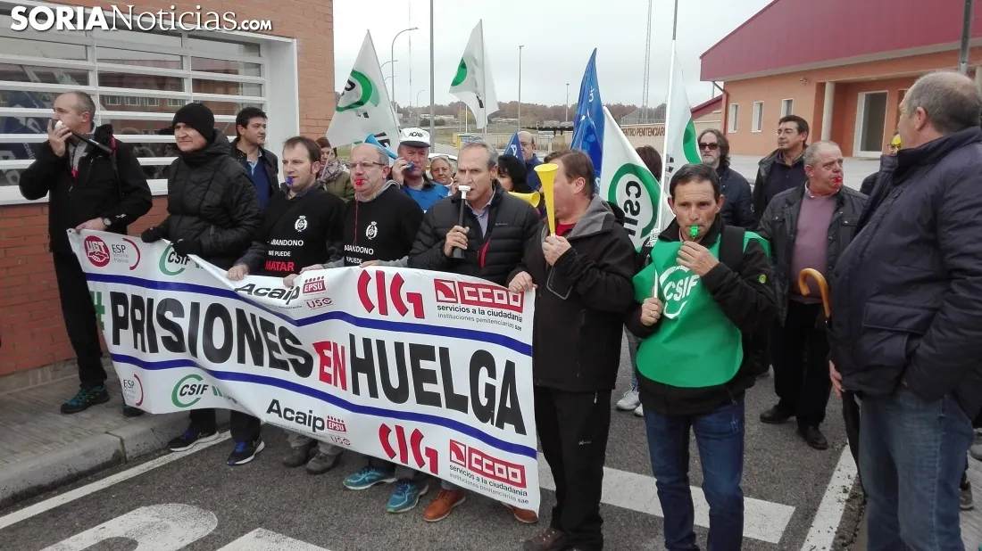 Manifestación por la nueva cárcel de Soria.