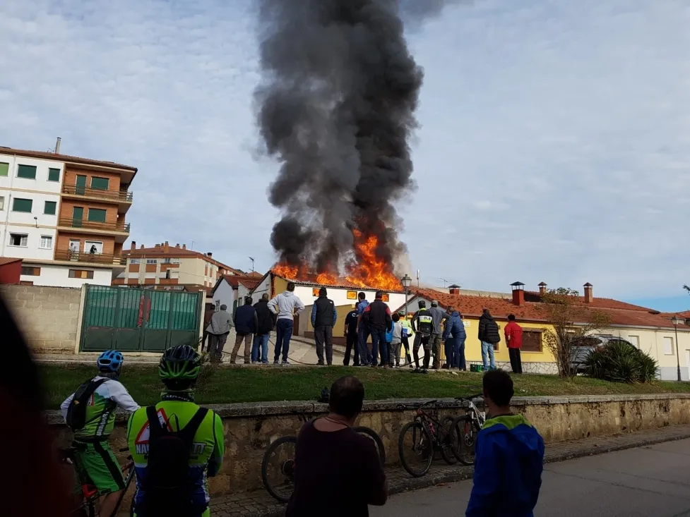 Incendio en Navaleno. 