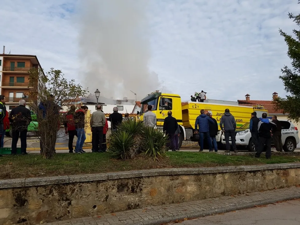 Incendio en Navaleno. 