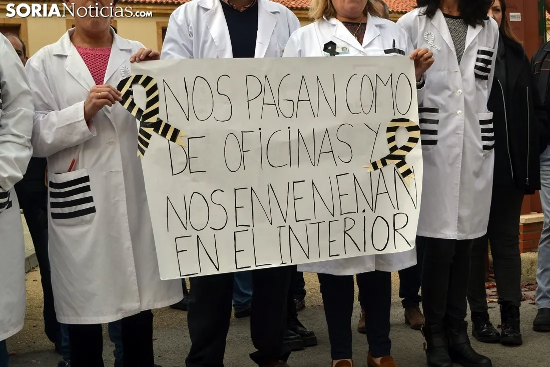 Una imagen de la concentración de este viernes. /SN