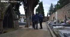 Imagen del cementerio de la capital este jueves de Todos los Santos