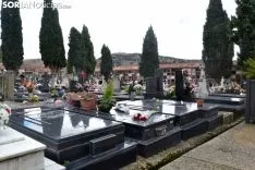 Imagen del cementerio de la capital este jueves de Todos los Santos