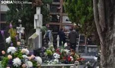 Imagen del cementerio de la capital este jueves de Todos los Santos