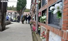 Imagen del cementerio de la capital este jueves de Todos los Santos