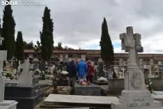 Imagen del cementerio de la capital este jueves de Todos los Santos