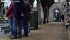 Imagen del cementerio de la capital este jueves de Todos los Santos