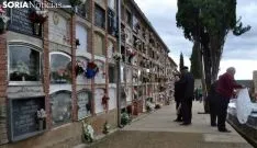Imagen del cementerio de la capital este jueves de Todos los Santos