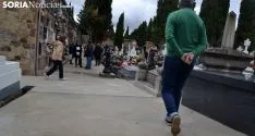 Imagen del cementerio de la capital este jueves de Todos los Santos