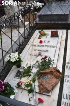Imagen del cementerio de la capital este jueves de Todos los Santos
