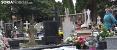 Imagen del cementerio de la capital este jueves de Todos los Santos
