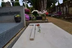 Imagen del cementerio de la capital este jueves de Todos los Santos