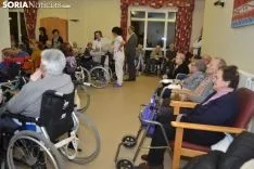 Una imagen del ambiente de la residencia esta tarde de viernes. /SN