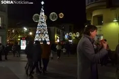 Una imagen del ambiente este viernes en el centro de la ciudad. /SJ