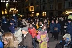 Una imagen del ambiente este viernes en el centro de la ciudad. /SJ
