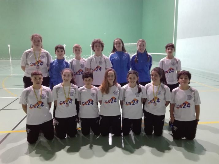 Cuatro metales para el Club Bádminton Soria-CS24