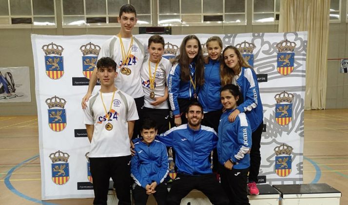 Los jóvenes deportistas tras el torneo. /CBS-CS24