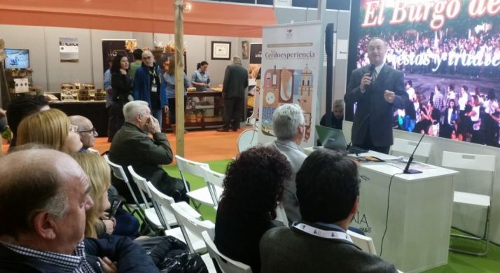 Un momento de la presentación burgense en INTUR. 