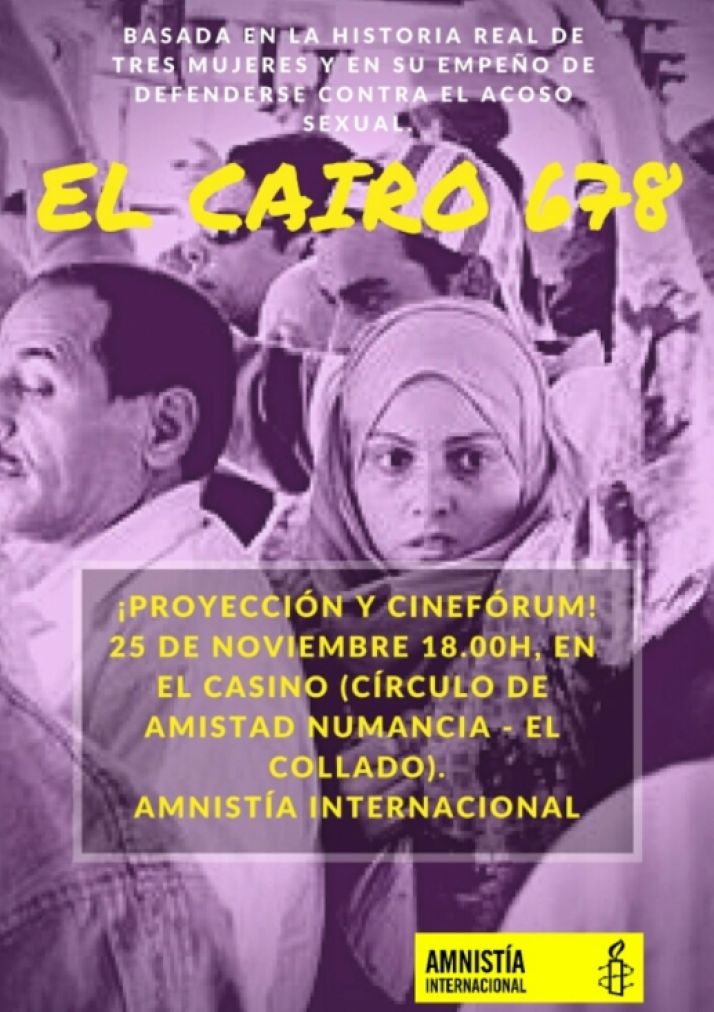 Proyección de la película El Cairo 678 en El Casino, contra la violencia de género