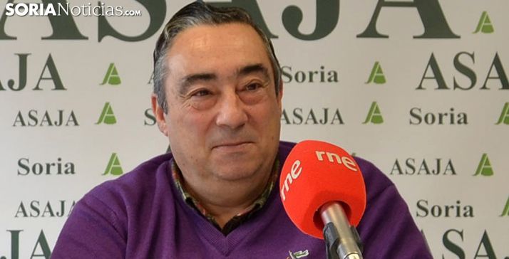 Gómez, en la presentación de los premios de ASAJA esta semana. /SN