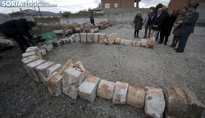 El arco de la ermita de Boós, tras ser recuperado. /SN