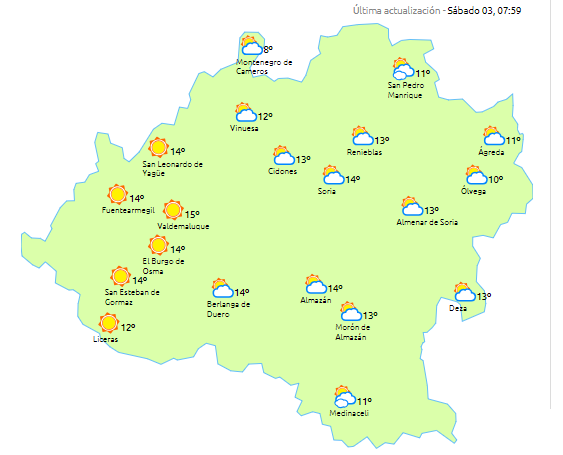Sol y temperaturas al alza 