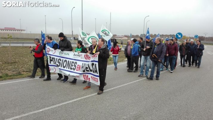 Manifestación por la nueva cárcel de Soria.