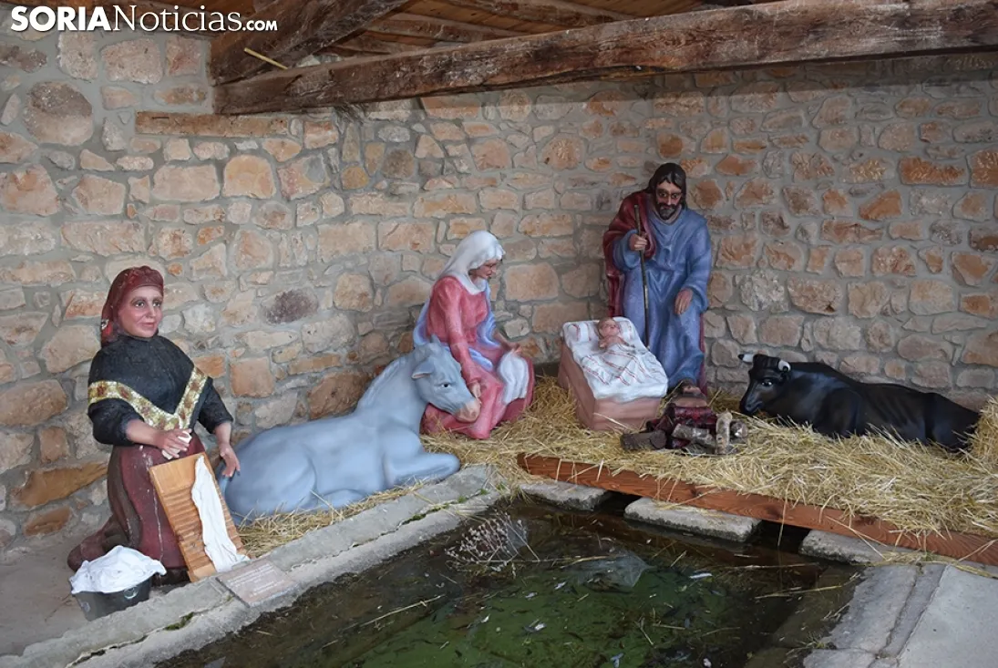 Belén en el lavadero de Fuentecantos. /SN