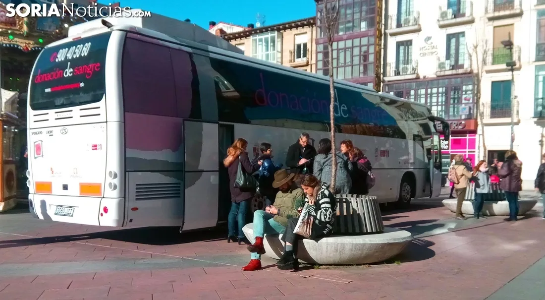Una imagen de la jornada de donaciones este viernes. /SN