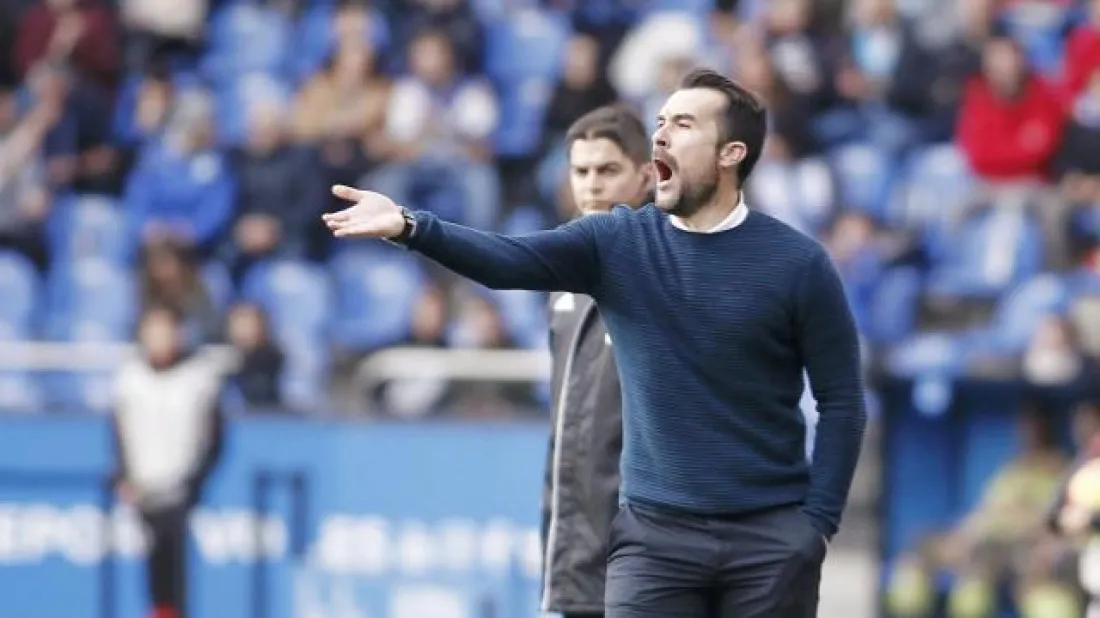 López Garai, en Riazor. LaLiga