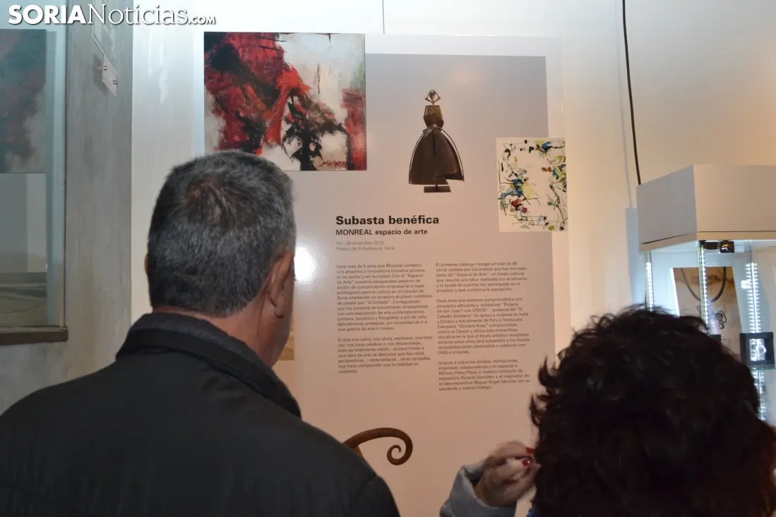 Una imagen de la apertura de la muestra para la subasta. /SN