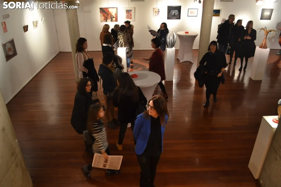 Una imagen de la apertura de la muestra para la subasta. /SN