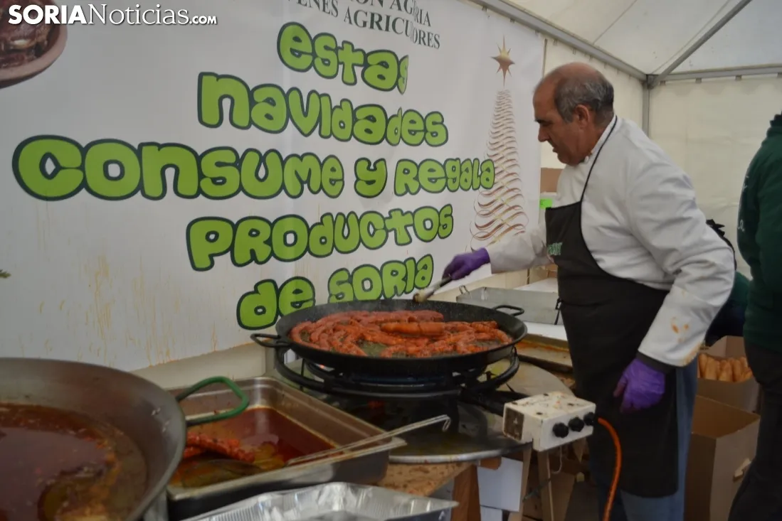 Una imagen del ambiente en Herradores este mediodía de viernes. /SN