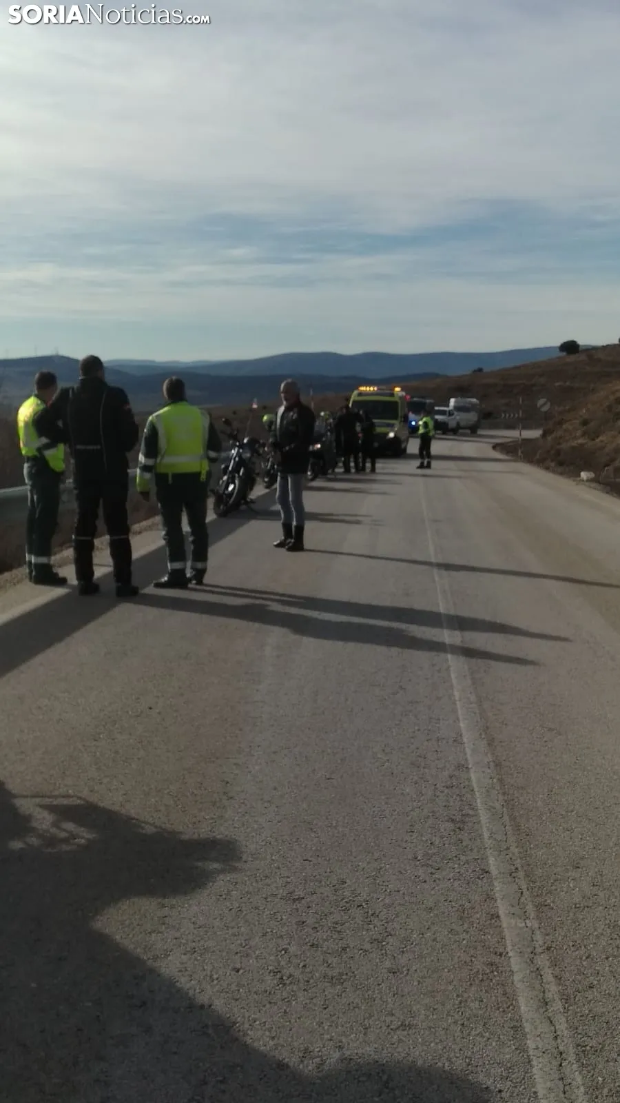 Accidente en el Puerto de Oncala.