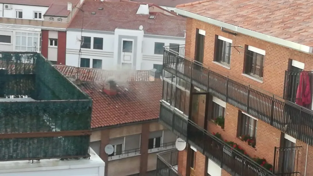 Foto 2 - AVANCE: Susto en la calle Cortes de Soria